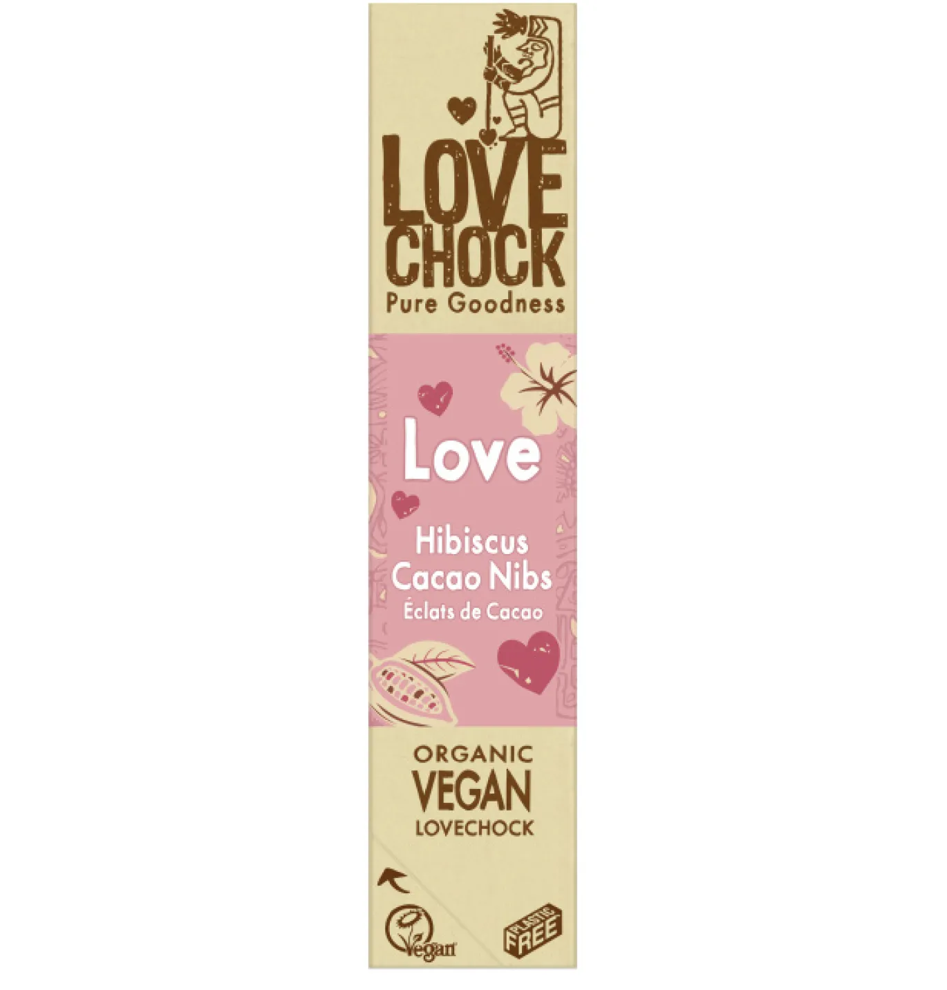 Love Choklad Hibiskus & Kakaonibs EKO 40g