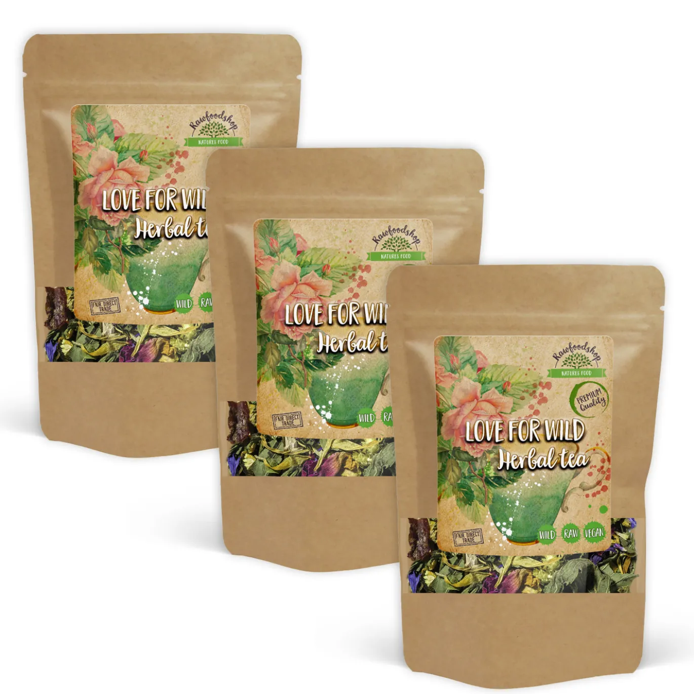 Love Herbs Vild Örtte 100g x 3 paket