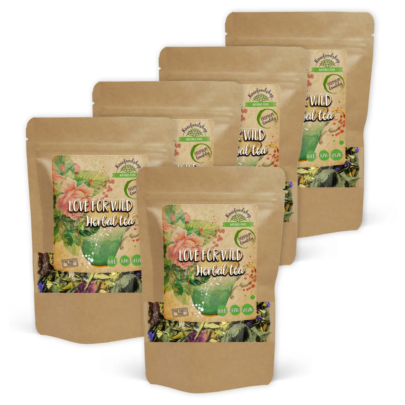 Love Herbs Vild Örtte 100g x 5 paket
