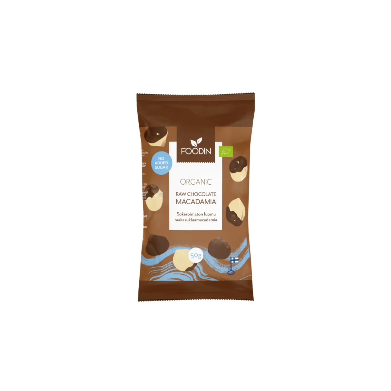 Macadamia i Råchoklad Sockerfri EKO 50g