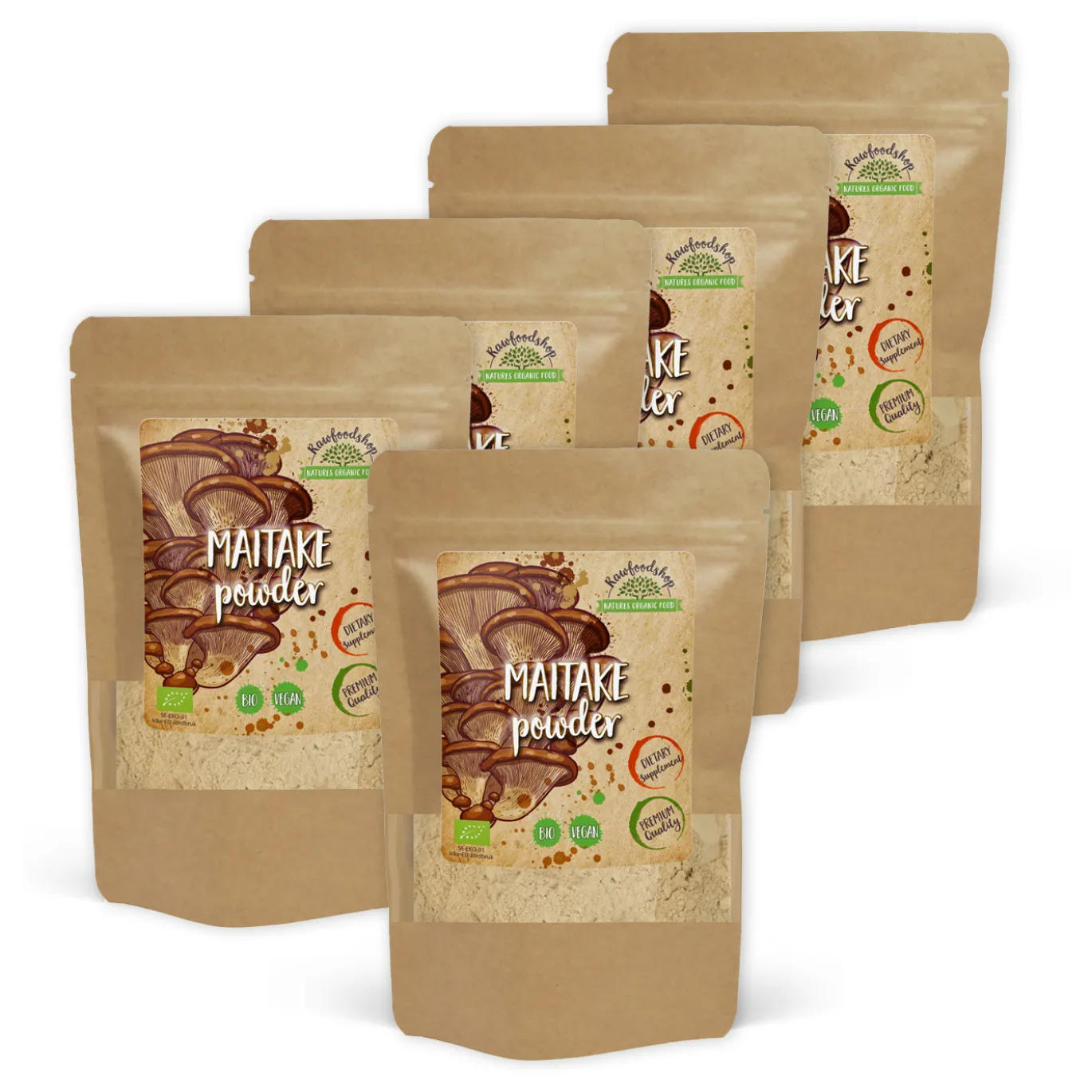 Maitake Pulver EKO 125g x 5 paket