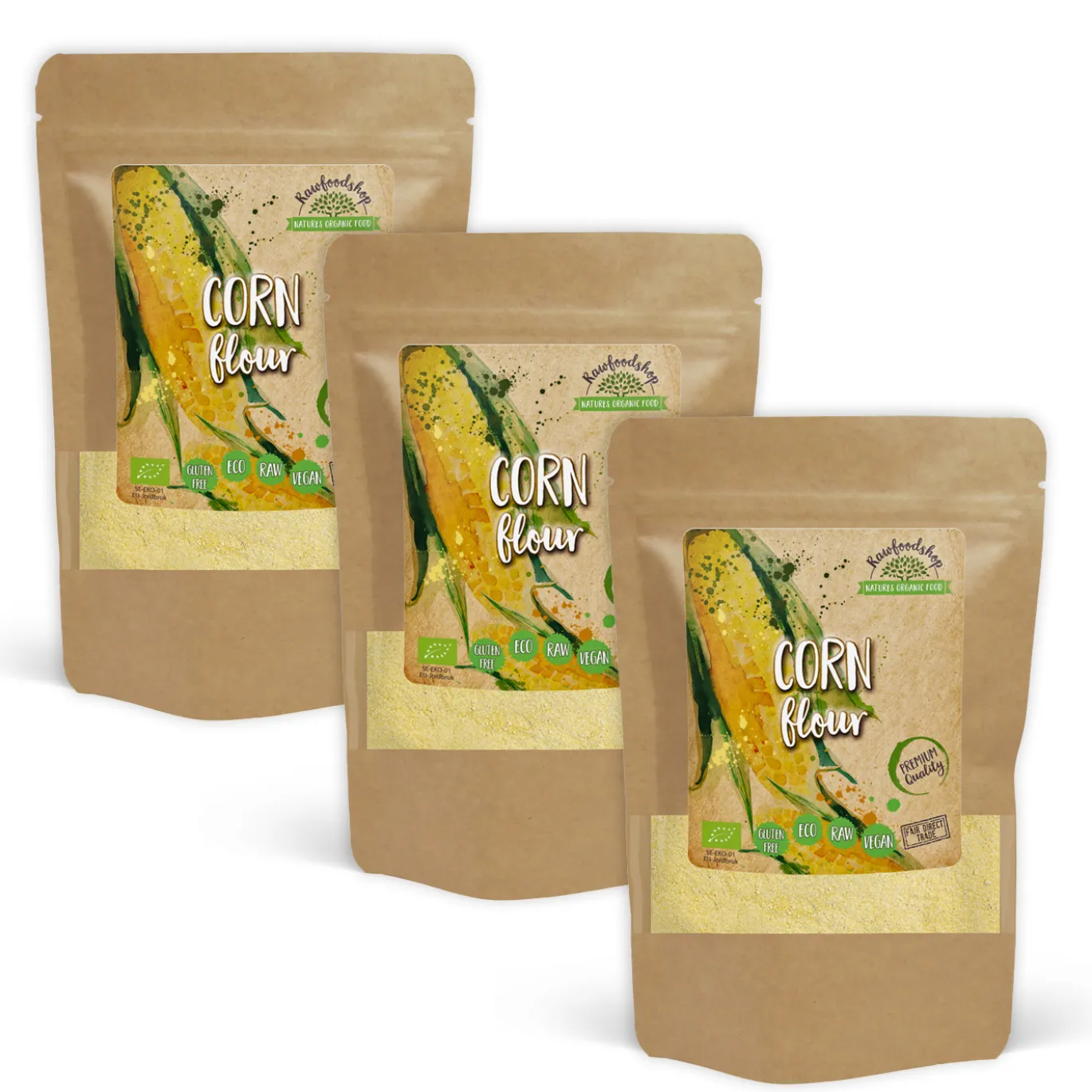 Majsmjöl EKO 500g x 3 paket