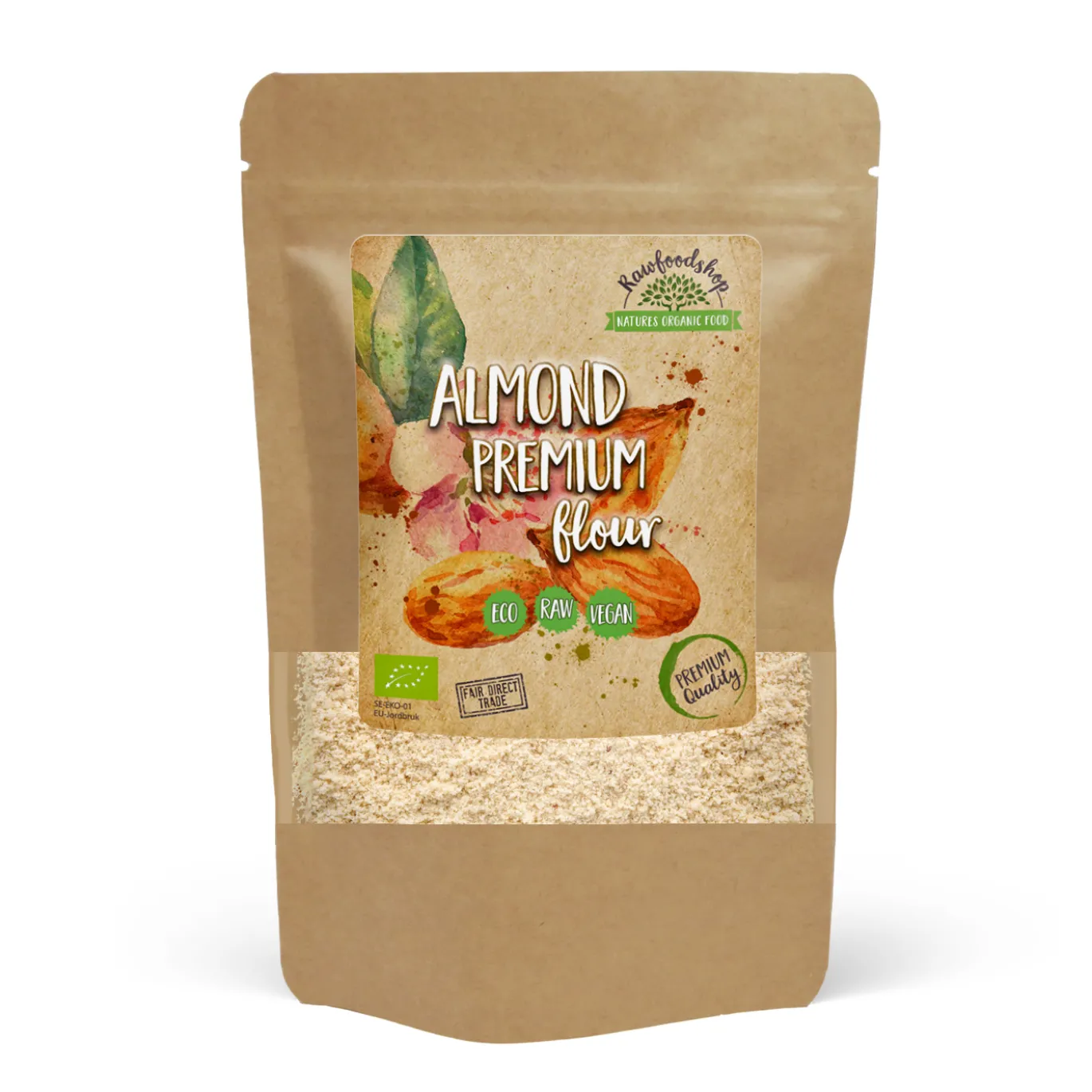 Mandelmjöl Premium RAW EKO 500g