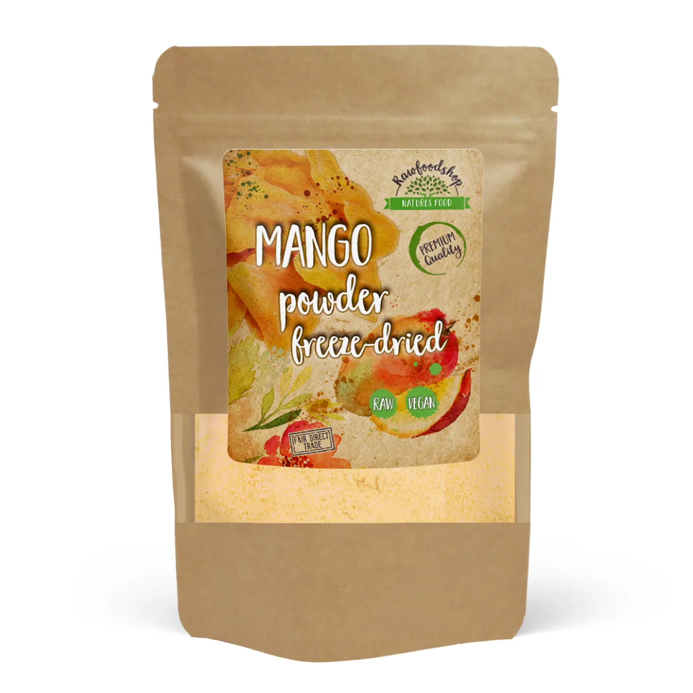 Mangopulver Frystorkad 125g