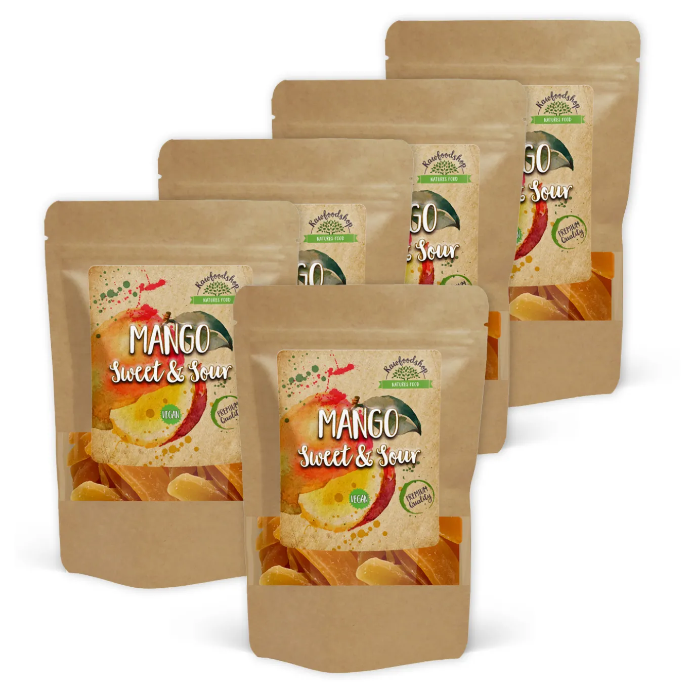 Mango Söta & Syrliga 250g x 5 paket