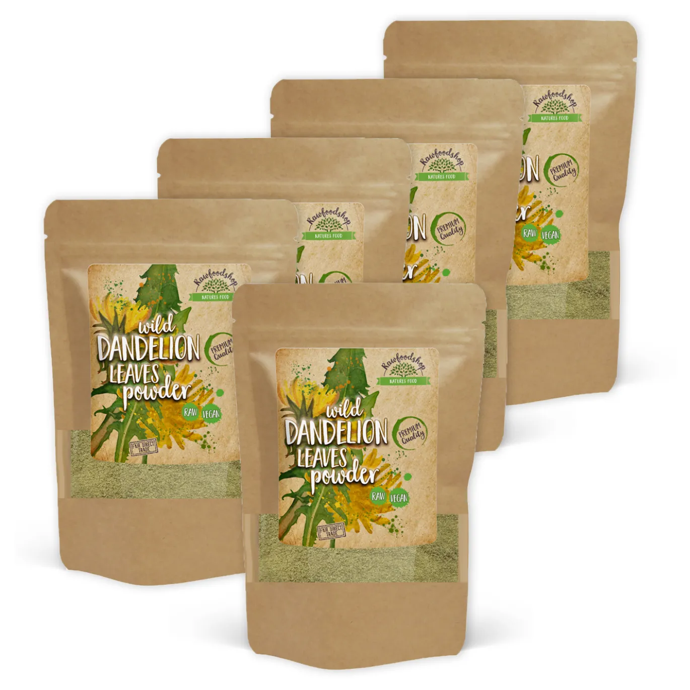 Maskrosbladpulver 100g x 5 paket