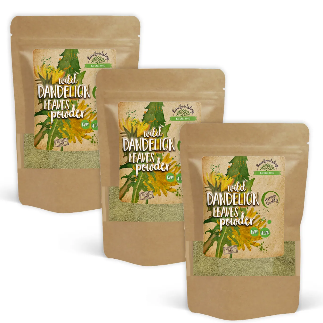 Maskrosbladpulver 100g x 3 paket