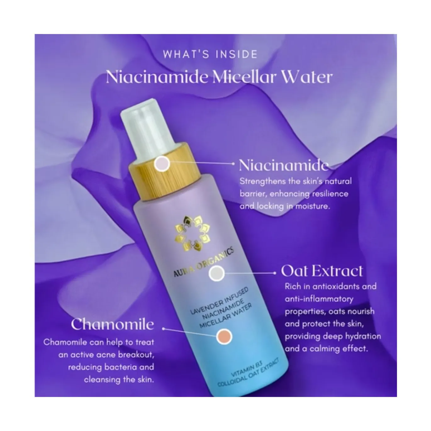 Micellärvatten Lavendel & Niacinamid 100ml