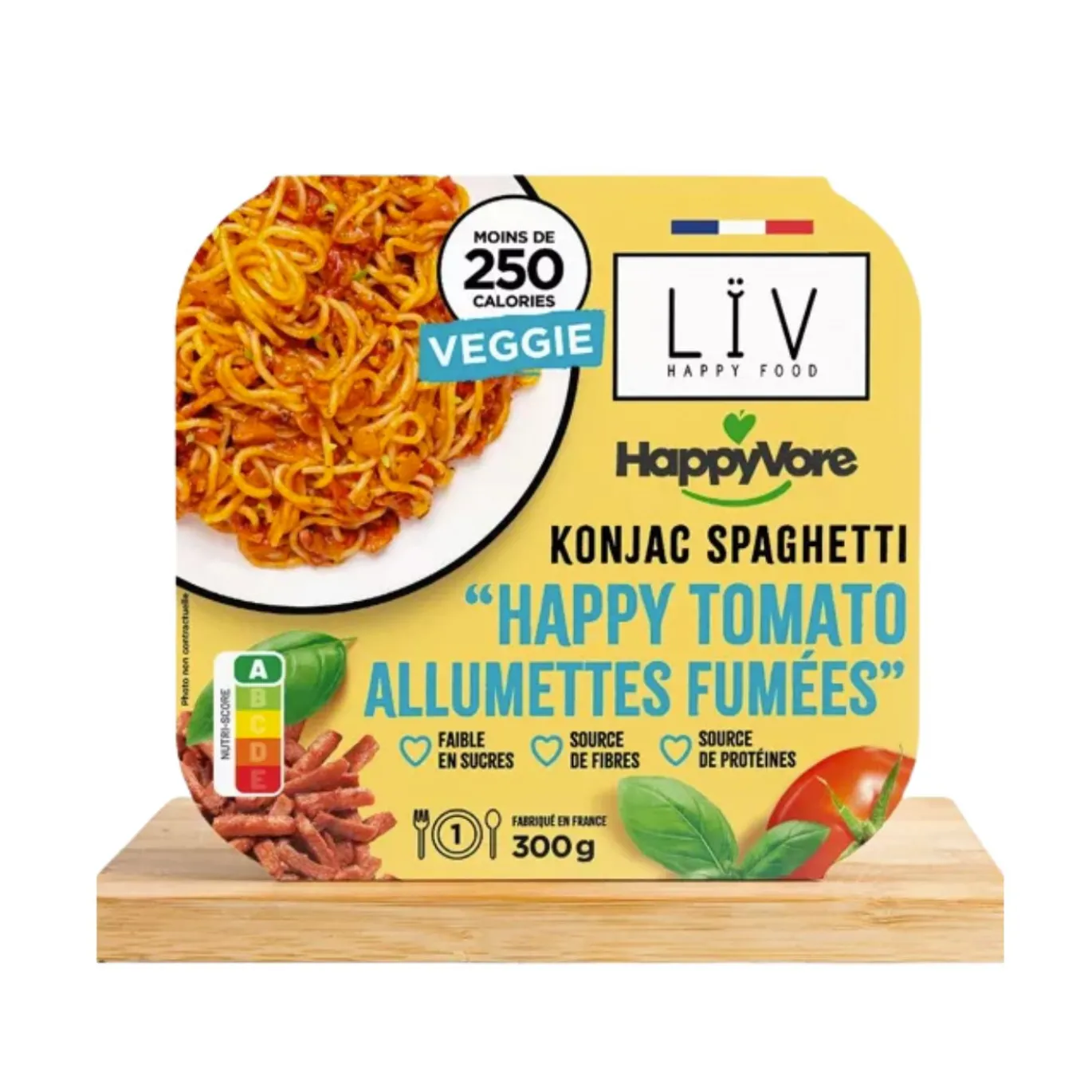 Måltid Konjac/Shirataki Spaghetti Tomatsås & Grönsaker Low Carb 300g