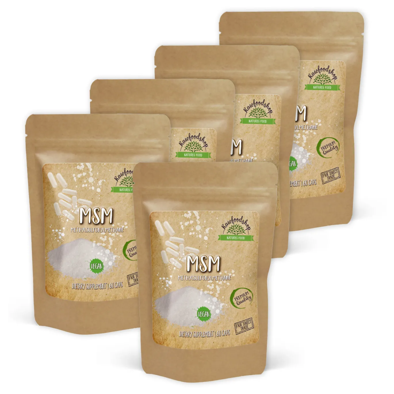MSM 500mg 60 kapslar x 5 paket