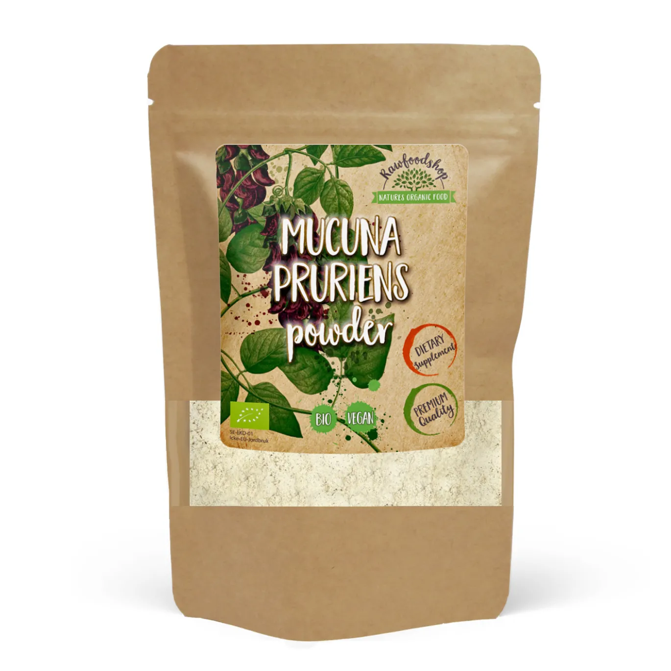 Mucuna Pruriens Pulver EKO 250g