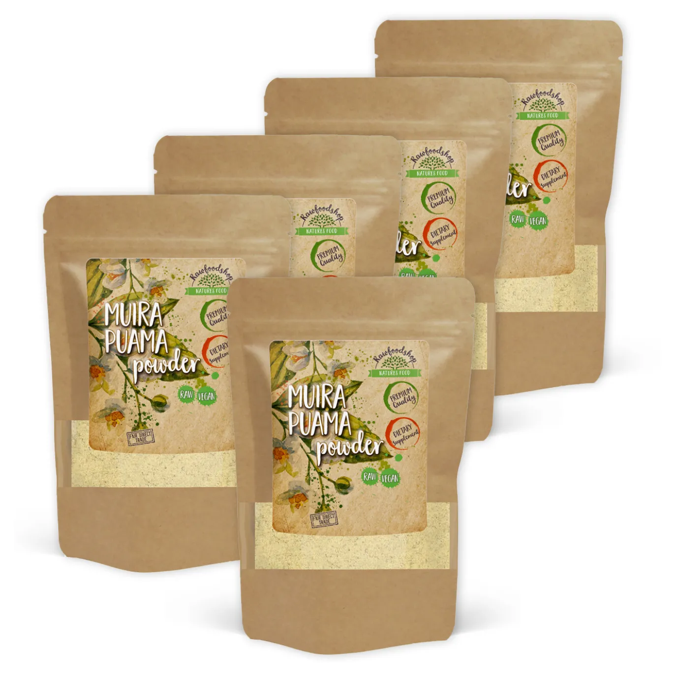 Muira Puama Pulver 125g x 5 paket