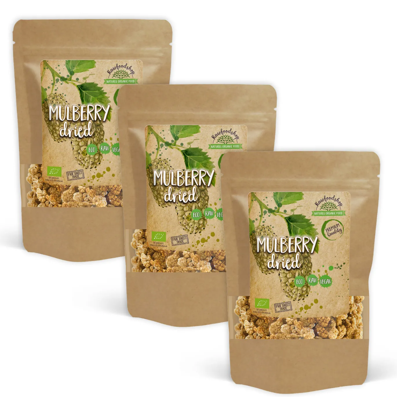 Mullbär EKO 250g x 3 paket
