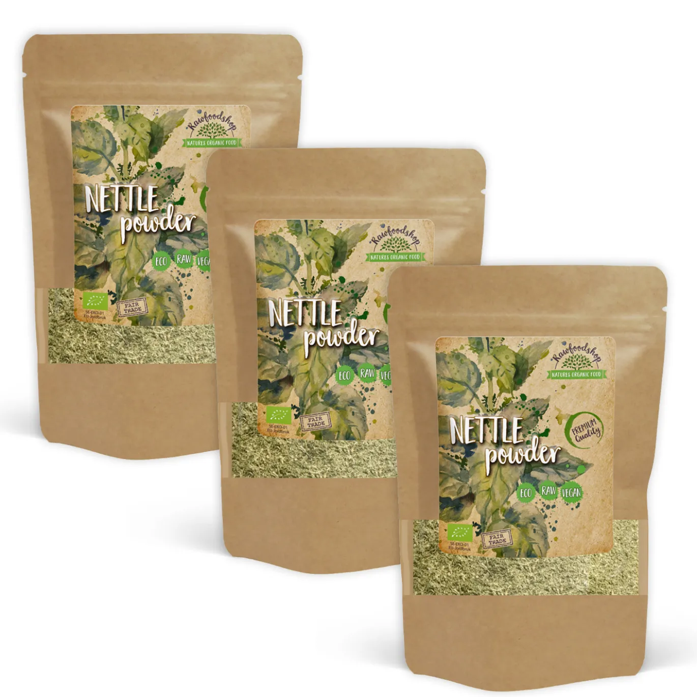 Nässelpulver EKO 500g x 3 paket