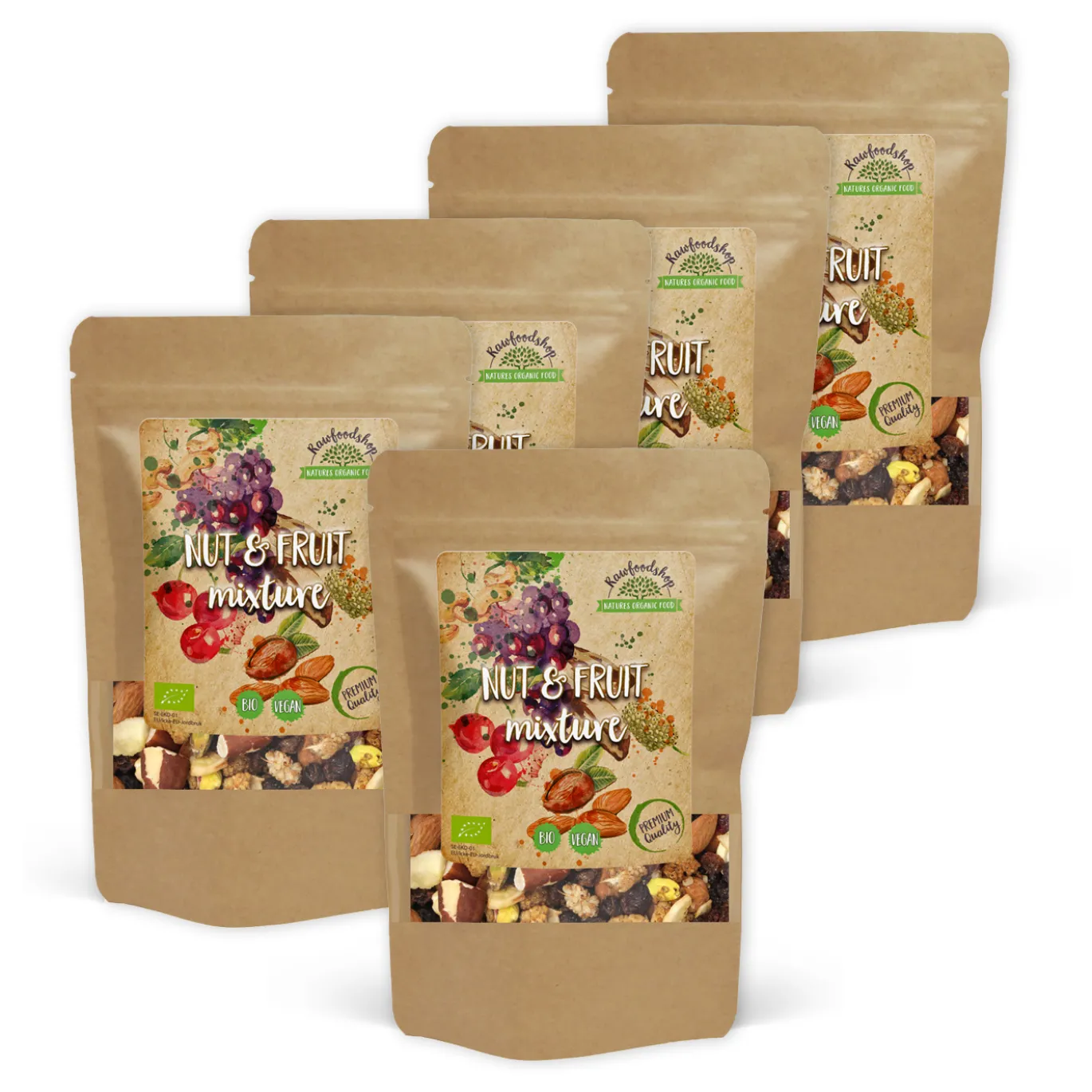 Nöt & Fruktmix EKO 500g x 5 paket
