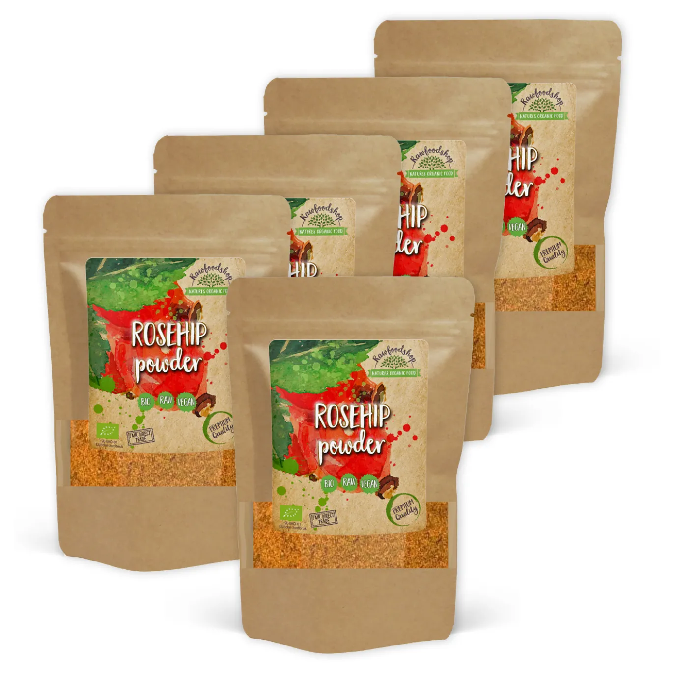 Nyponpulver EKO 1kg x 5 paket