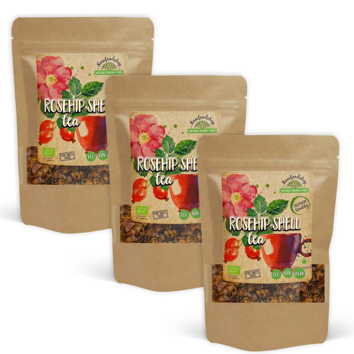 Nyponskal Te EKO 100g x 3 paket