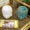 Oljebrännare Buddha Blå