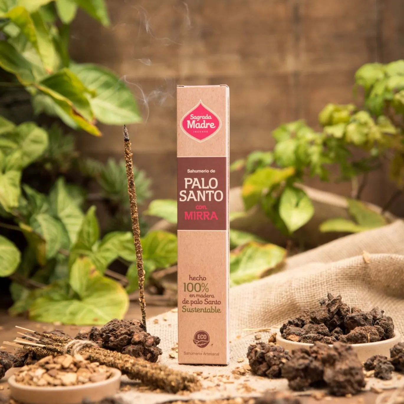 Palo Santo & Myrra rökelsepinnar 8st