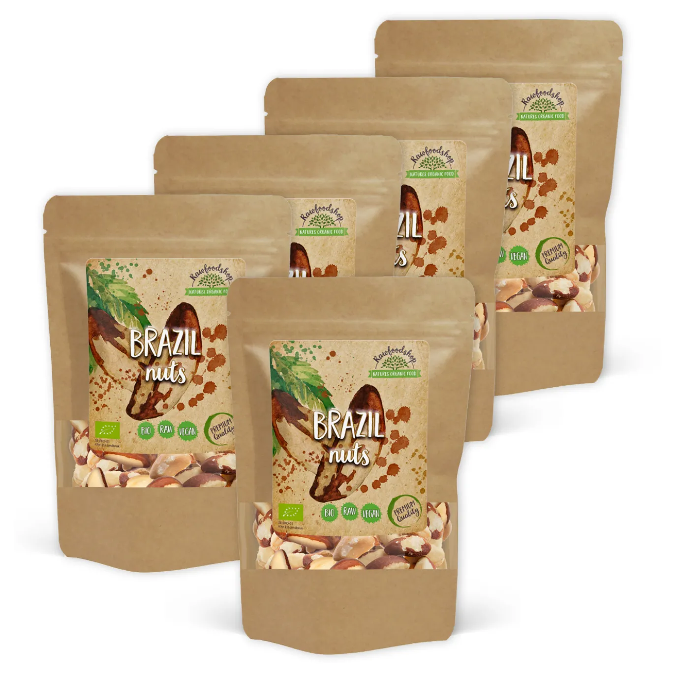 Paranötter Premium RAW EKO 500g x 5 paket