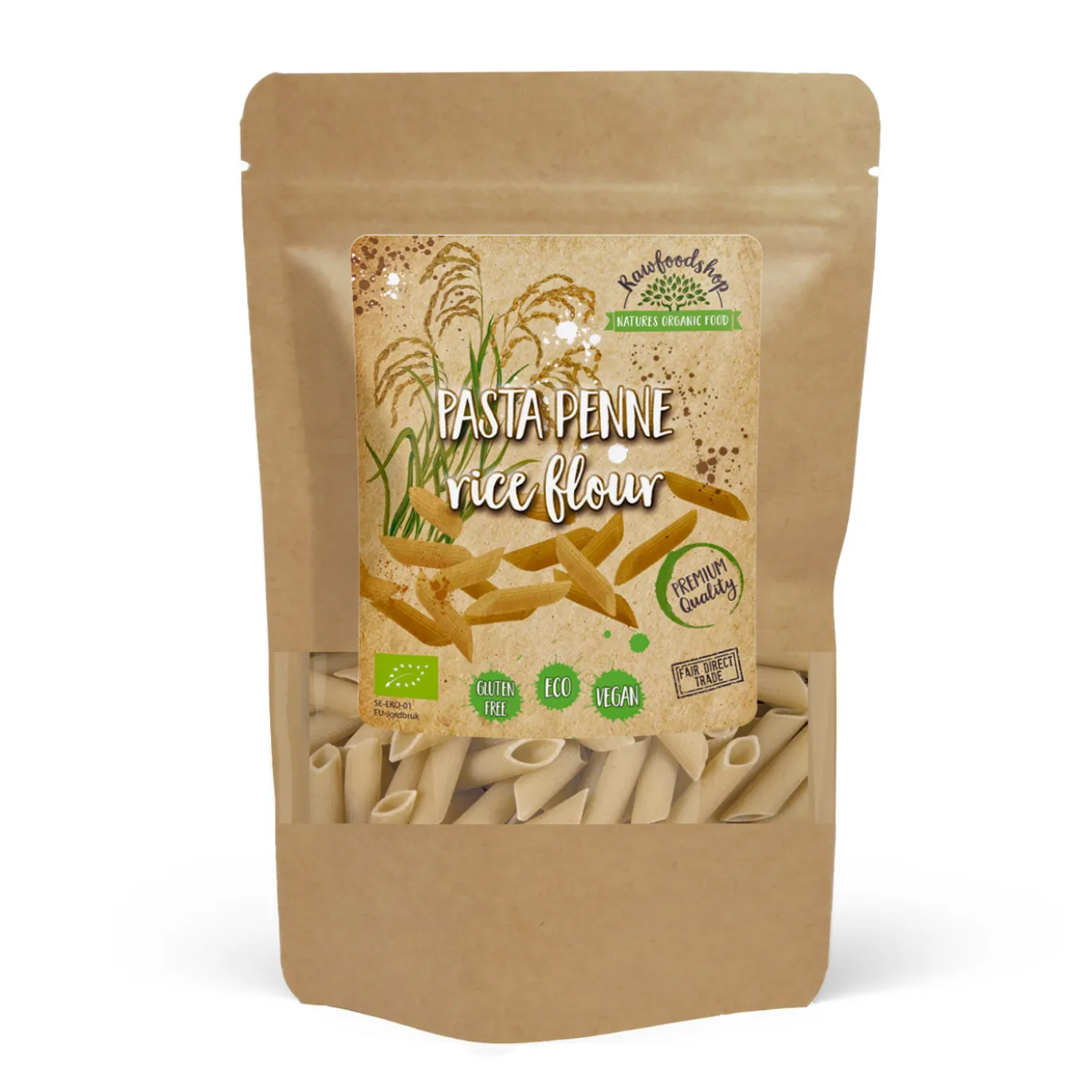 Pasta Penne Rismjöl EKO 250g