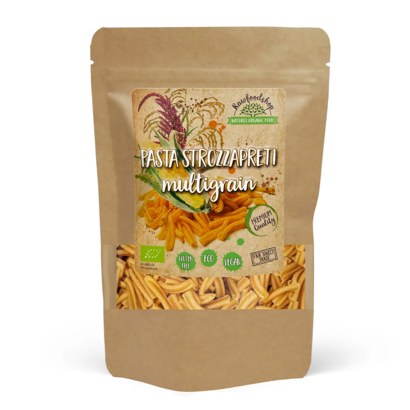 Pasta Strozzapreti Flerkorn EKO 250g