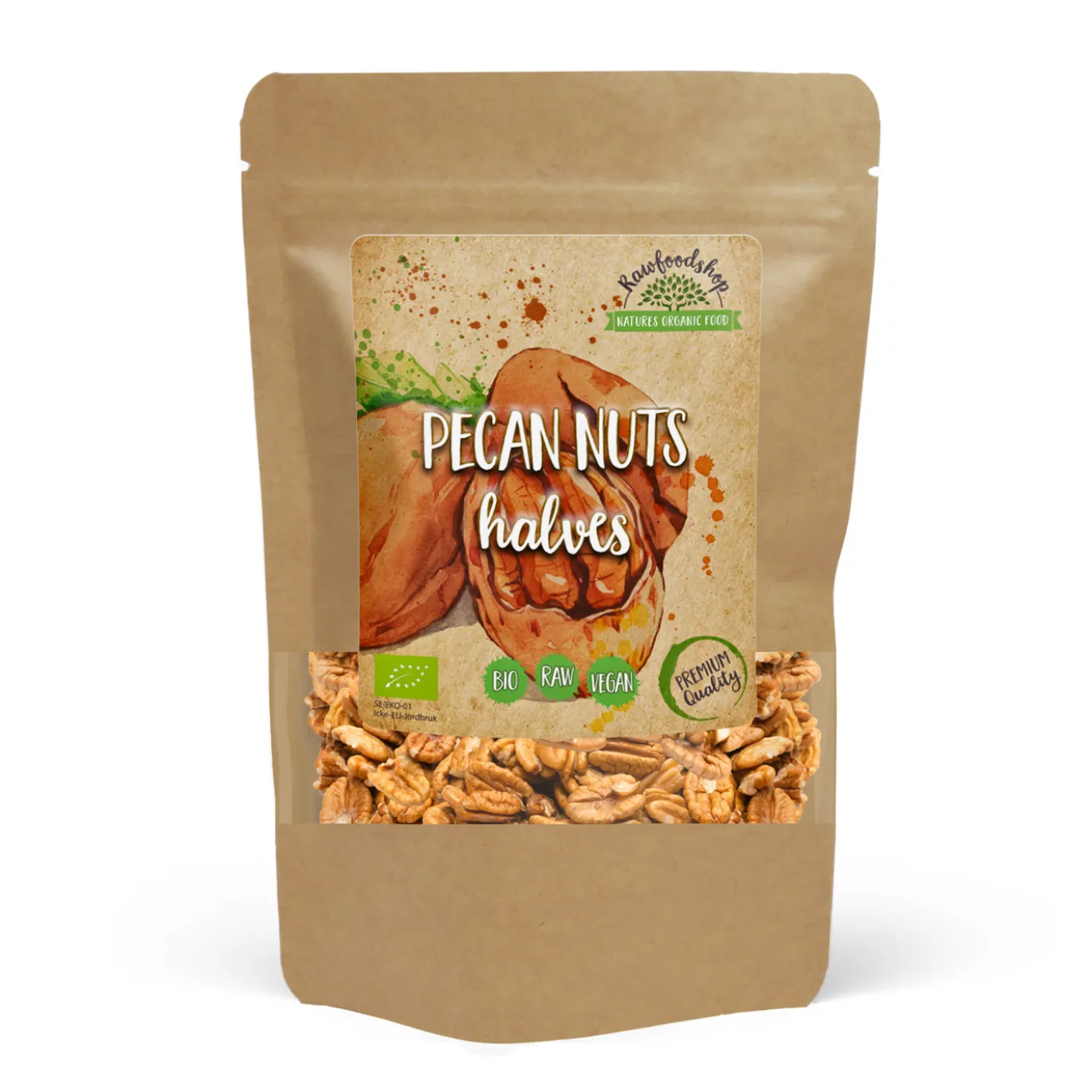 Pekannötter Premium RAW EKO 250g