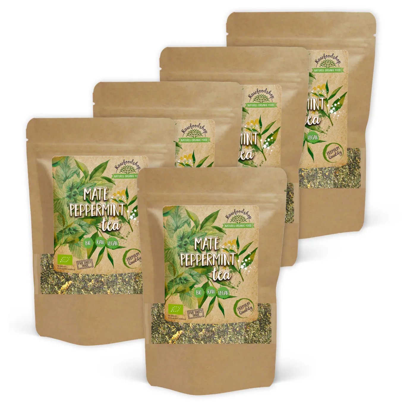 Pepparmynta Maté Te EKO 70g x 5 st