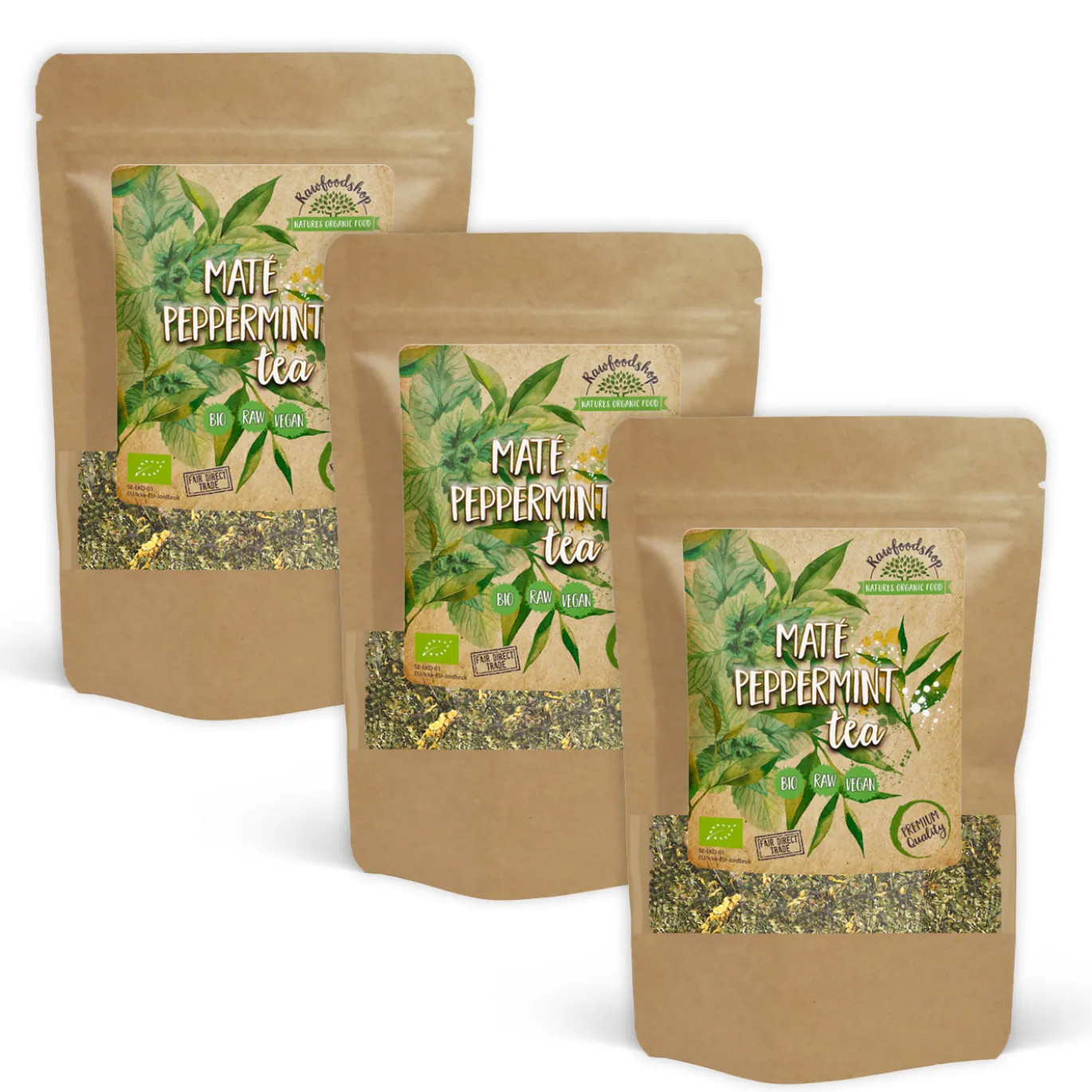 Pepparmynta Maté Te EKO 70g x 3 st