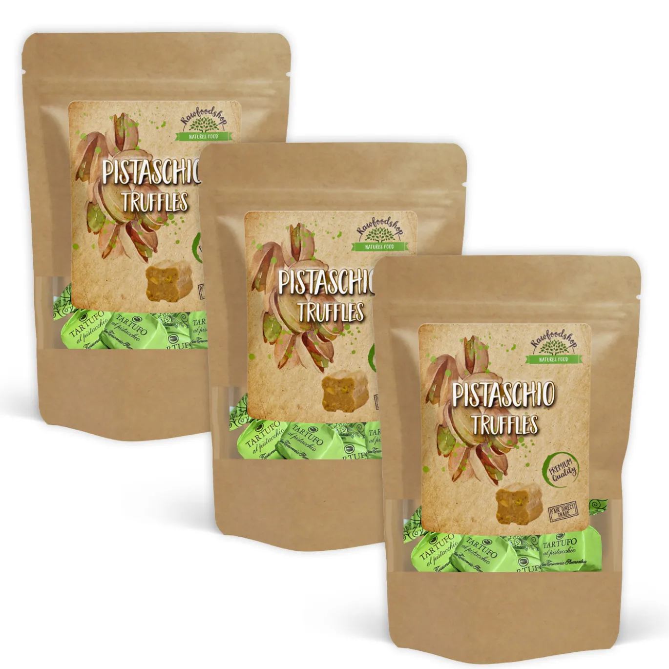 Pistage Tryfflar 100g x 3 paket