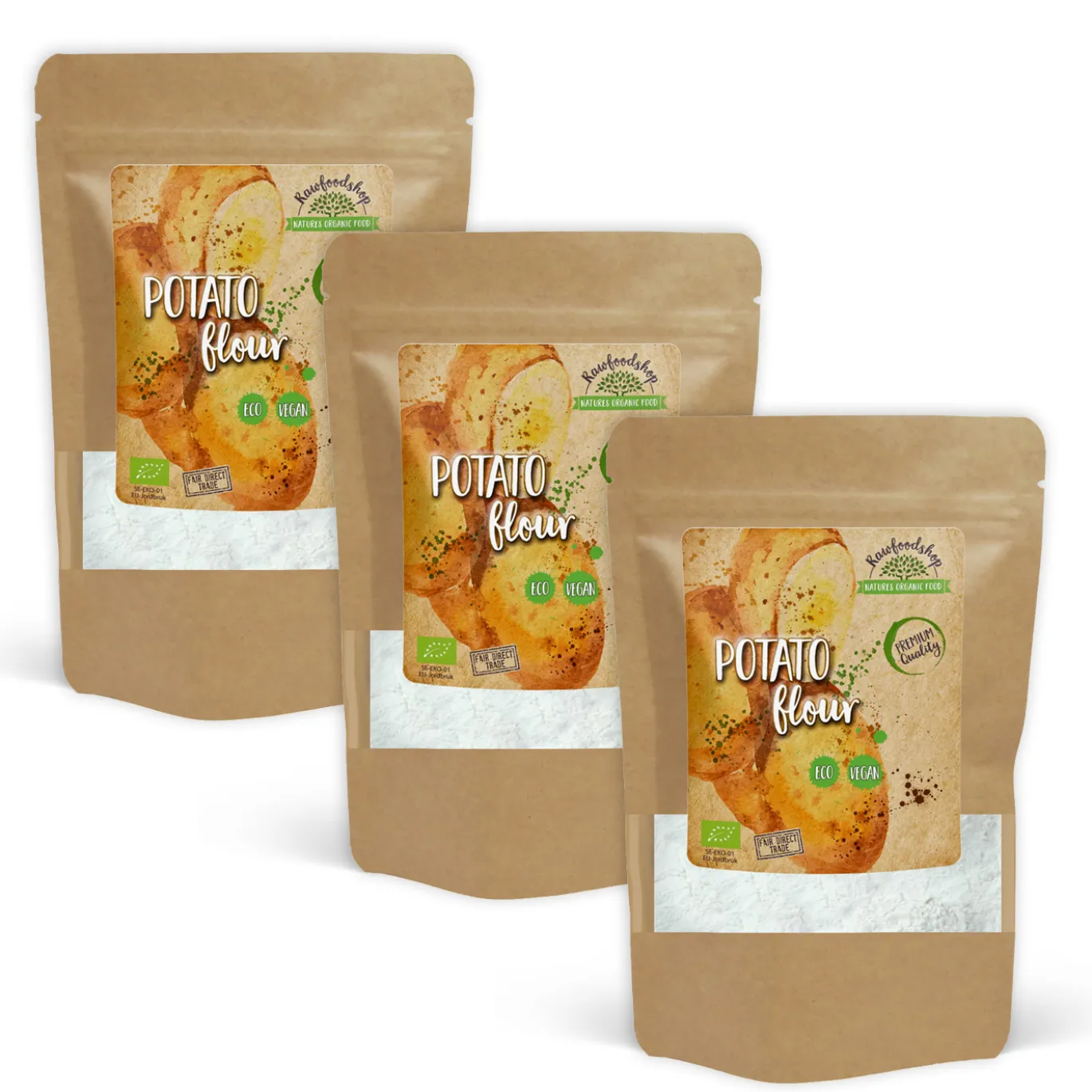 Potatismjöl EKO 1kg x 3 paket