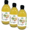 Äppelcidervinäger Ingefära & Gurkmeja Ofiltrerad EKO 500ml x 3 flaskor