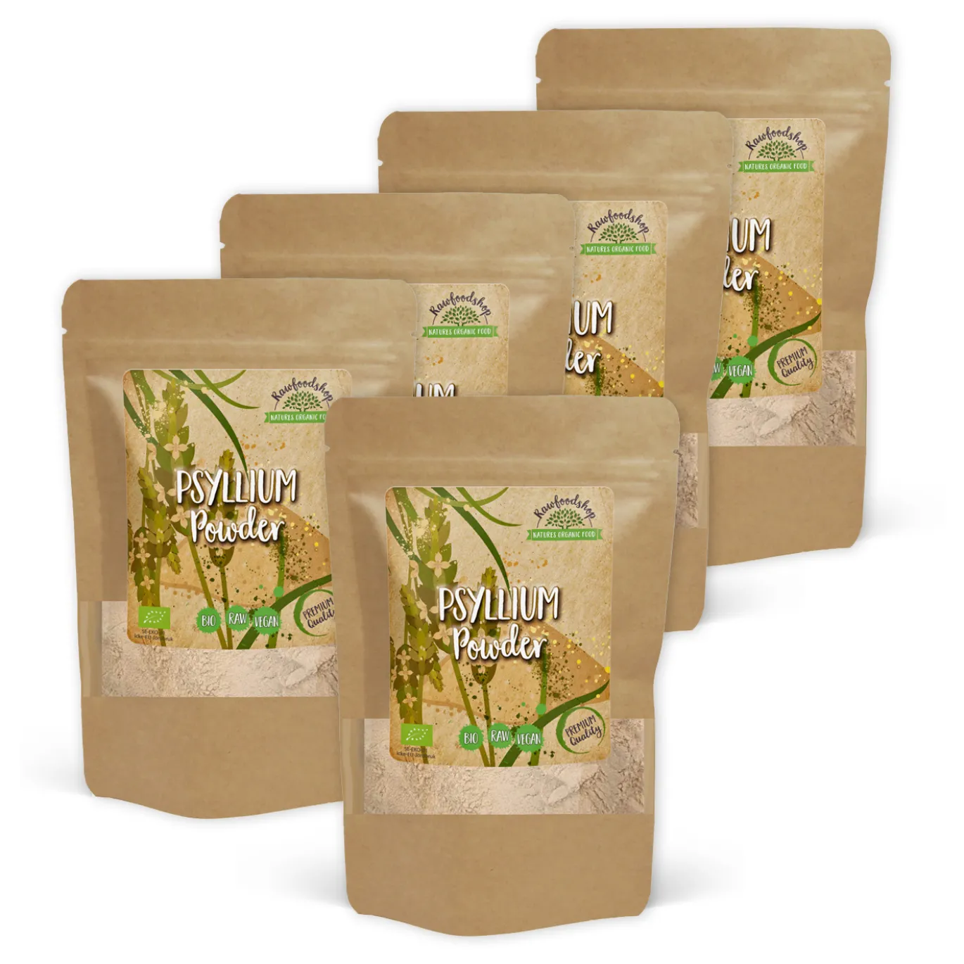Psyllium Pulver EKO 250g x 5 paket