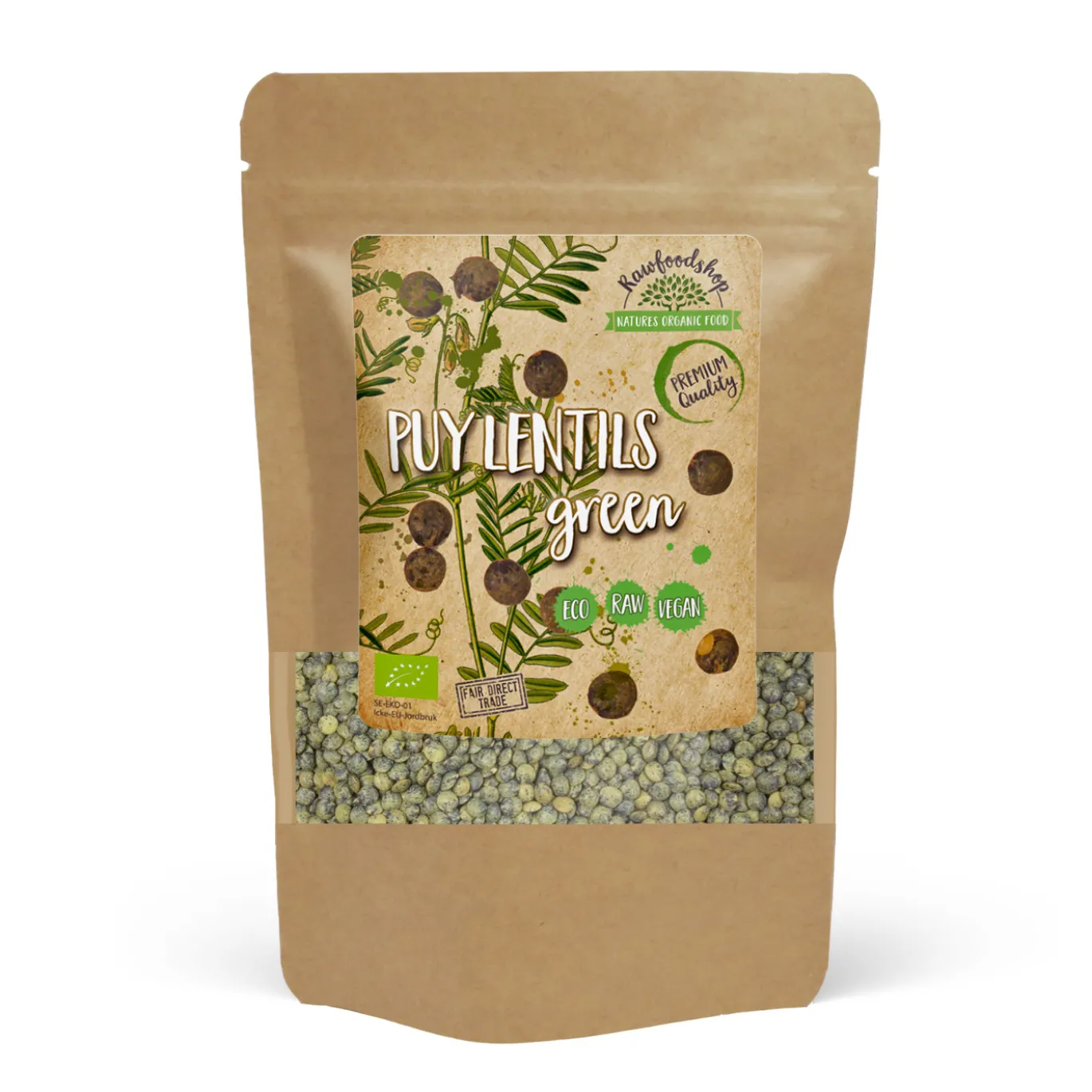 Puylinser Gröna EKO 500g