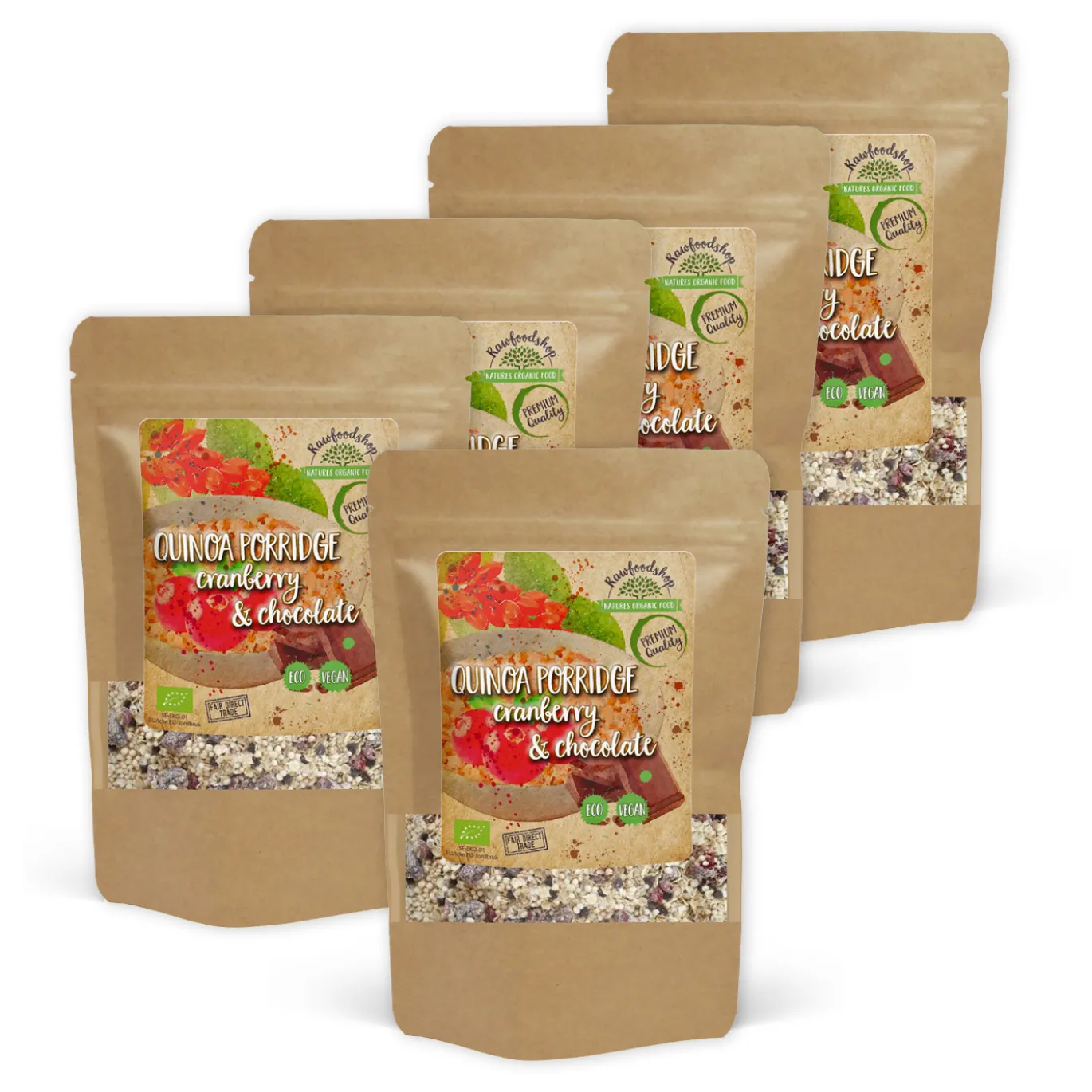 Quinoagröt Chia & Vanilj EKO 400g x 5 paket