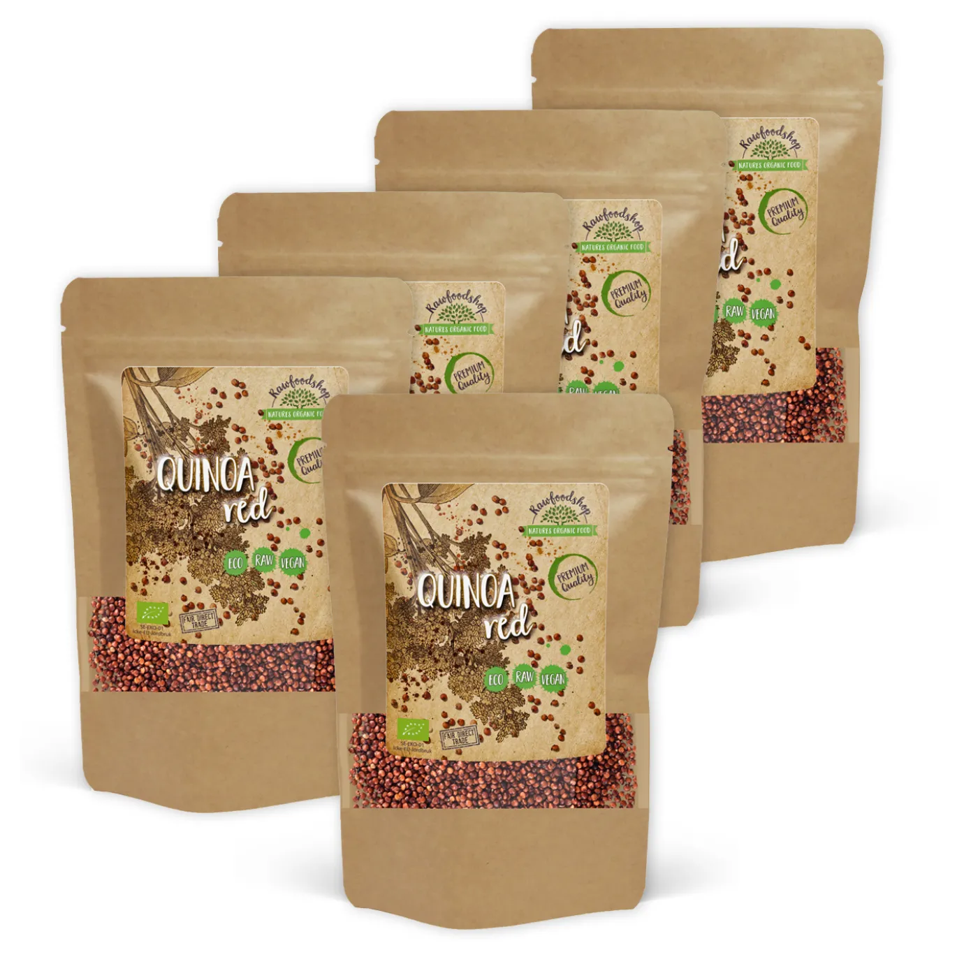 Quinoa Röd EKO 1kg x 5 paket
