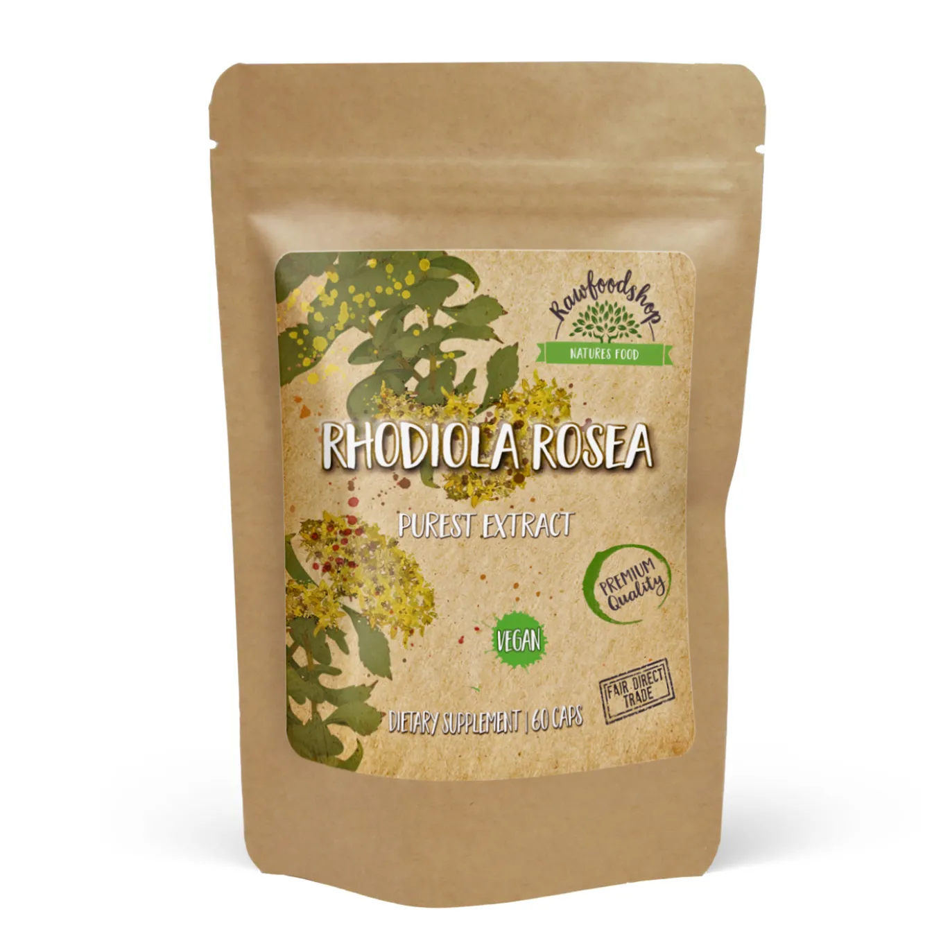 Rhodiola Rosea Extract 500mg 60 kapslar