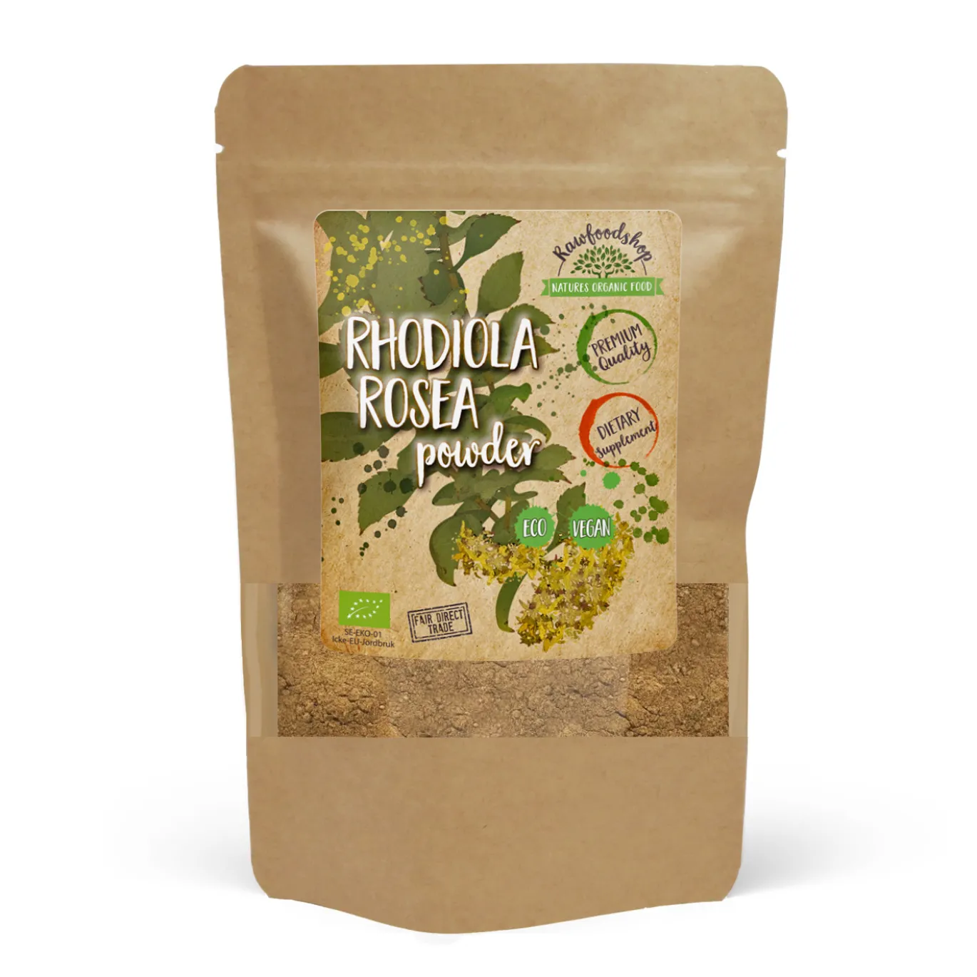 Rhodiola Rosenrotpulver EKO 125g