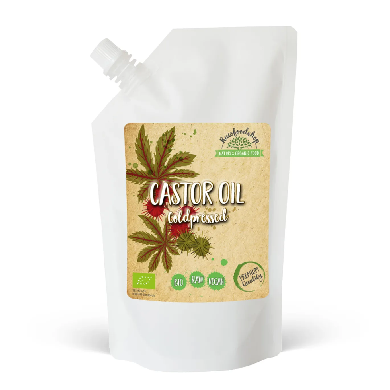 Ricinolja kallpressad EKO 500ml