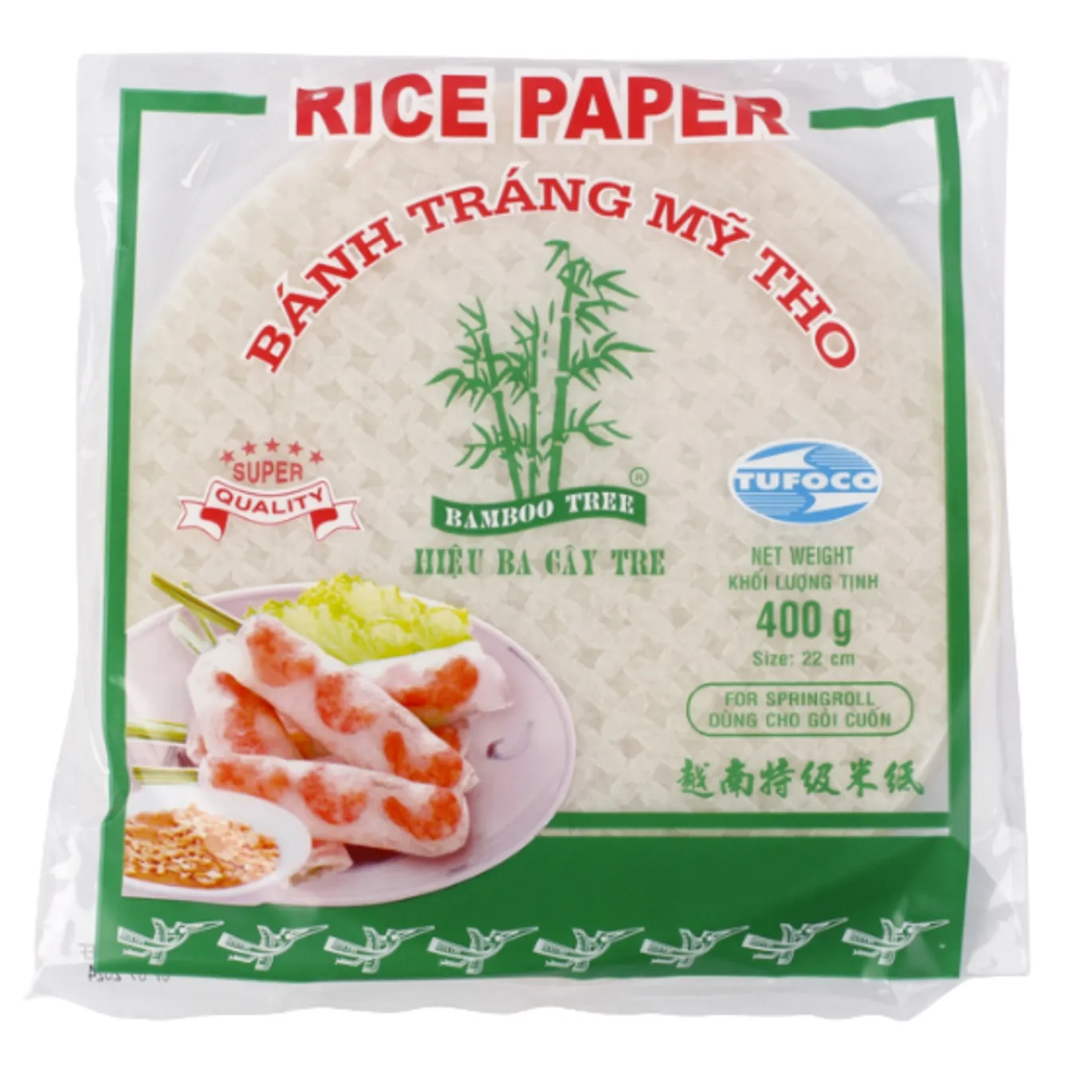 Rispapapper Runda 22cm 400g