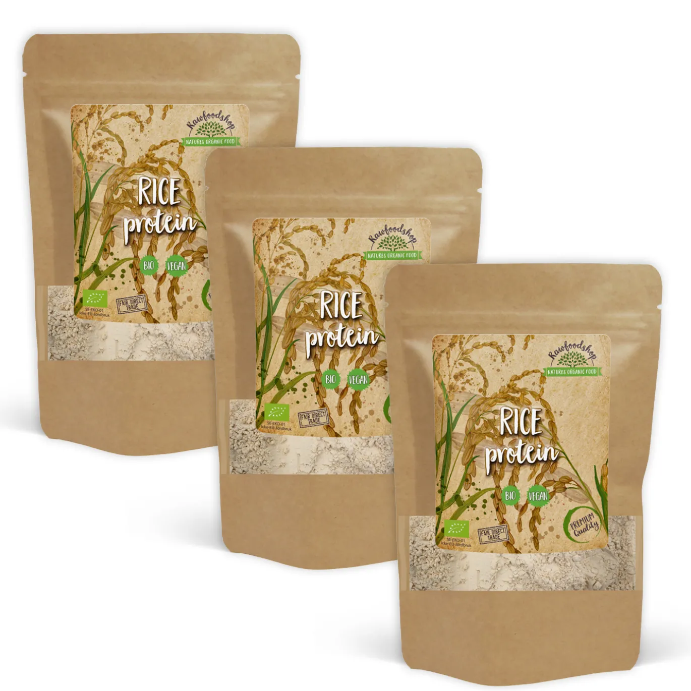 Risproteinpulver EKO 1kg x 3 paket