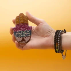 Rökelsefat Hamsa Flerfärgad 9x6cm