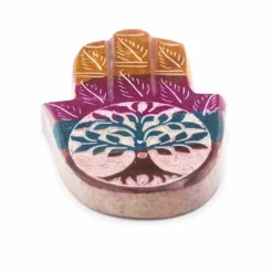 Rökelsefat Hamsa Flerfärgad 9x6cm