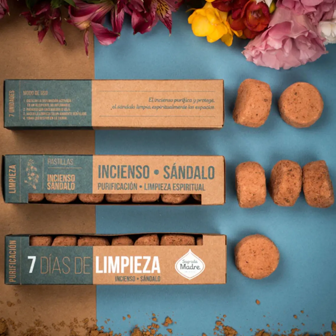 Rökelsepuckar Limpieza Frankincense & Sandelträ 7st