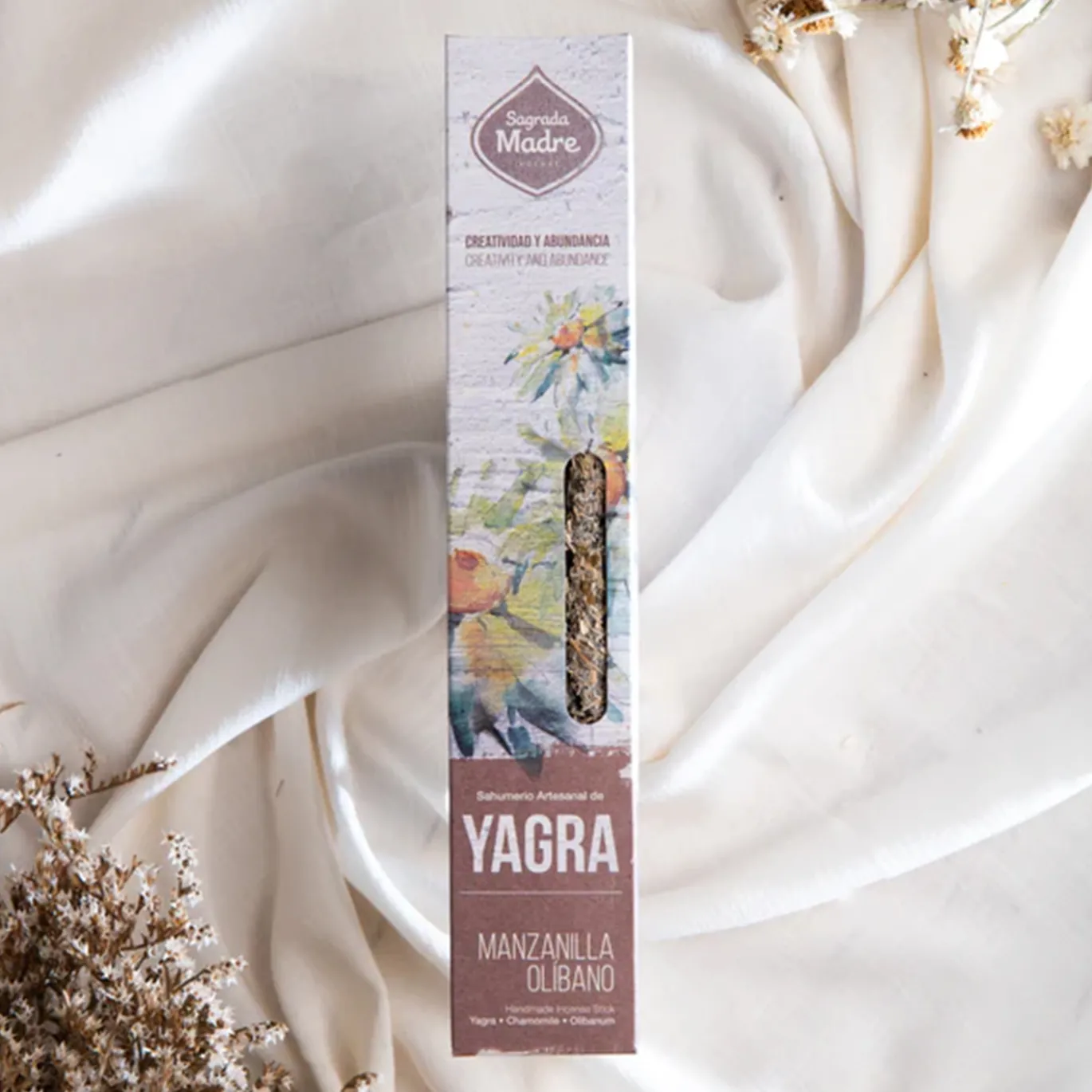 Rökelse Yagra, Kamomill & Frankincense 8st