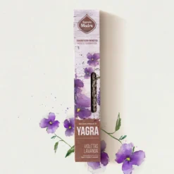 Rökelse Yagra, Viol & Lavendel 8st