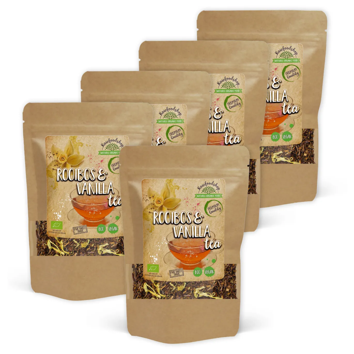 Rooibos & Vanilj Te EKO 50g x 5 paket
