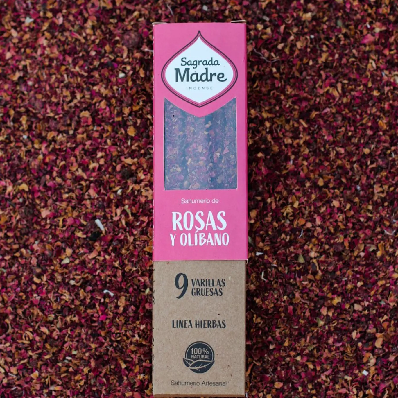 Rosor och Frankincense rökelsepinnar 9st
