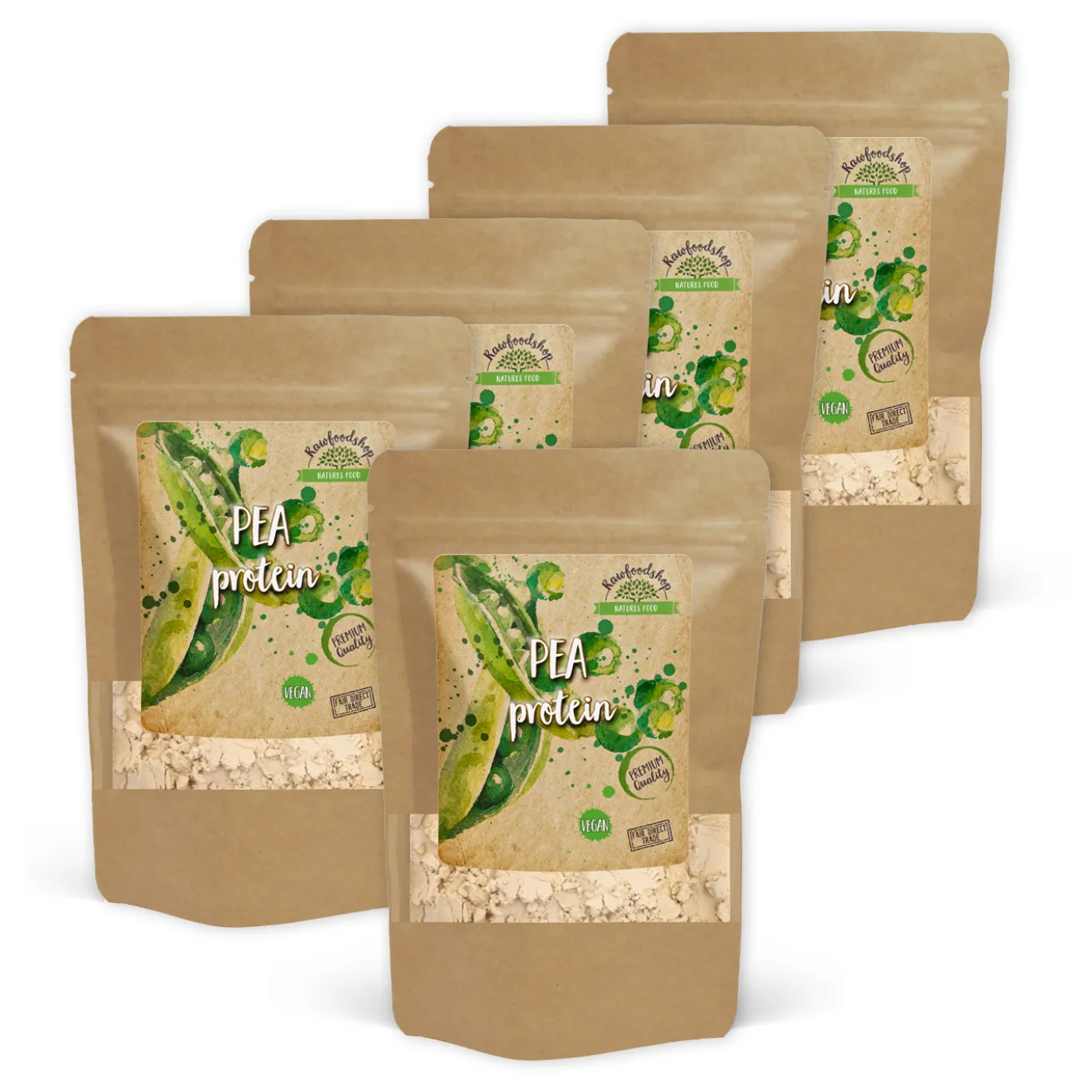 Ärtprotein 1kg x 5 paket