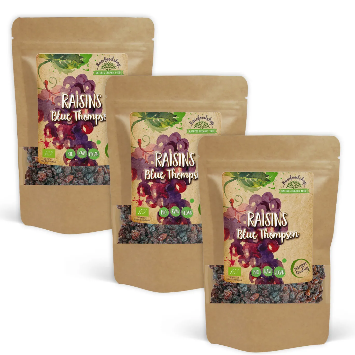 Russin Blue Thompson EKO 500g x 3 paket